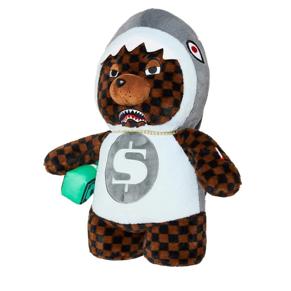 Zaino Teddy Bear SPRAYGROUND stampa Moneybear in Shark Costume