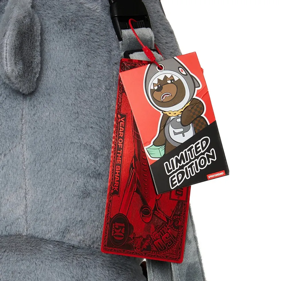 Zaino Teddy Bear SPRAYGROUND stampa Moneybear in Shark Costume