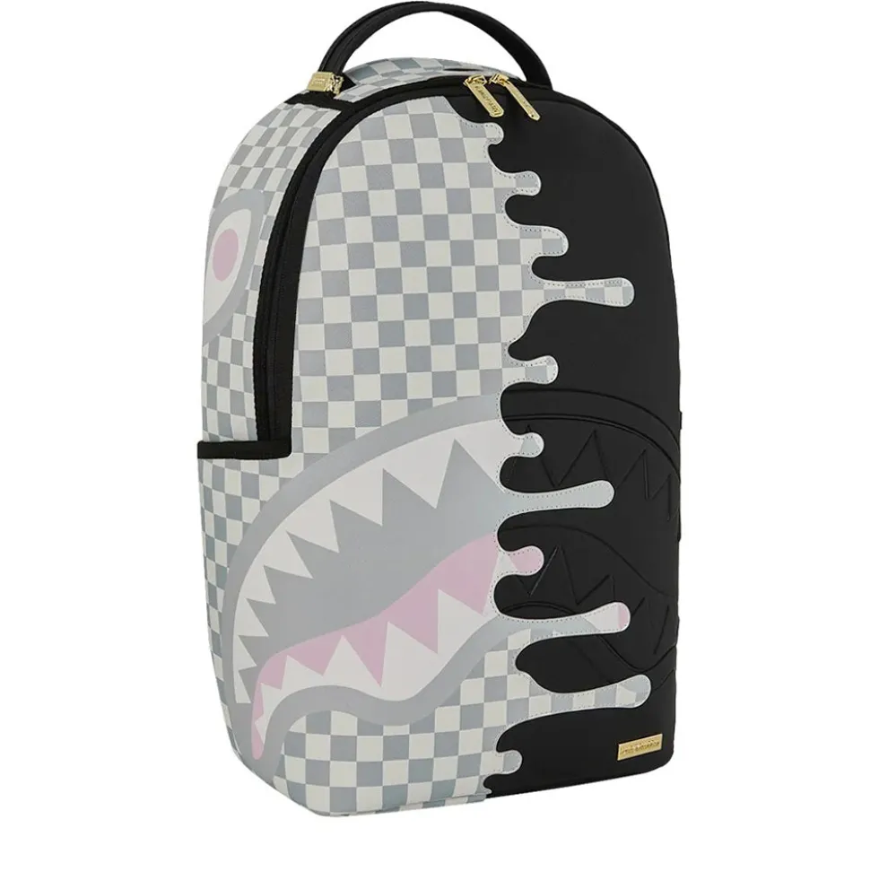 Zaino Unisex SPRAYGROUND stampa Cream Check Unfinished Shark DLXSV