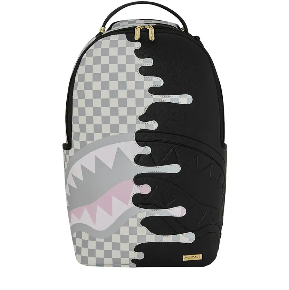 Zaino Unisex SPRAYGROUND stampa Cream Check Unfinished Shark DLXSV