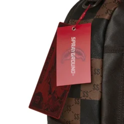 Zaino Unisex SPRAYGROUND stampa Enlarged Checks Paris