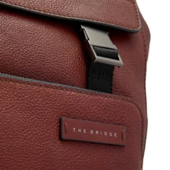 Zaino Uomo con Pattina THE BRIDGE linea Ludovico in Pelle Marrone