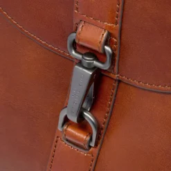 Zaino Uomo con Pattina THE BRIDGE linea Giacomo in Pelle Marrone