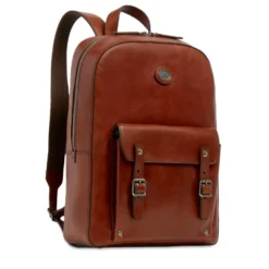 Zaino Uomo THE BRIDGE linea Galileo in Pelle Marrone
